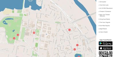 Карта на ханој улица храна